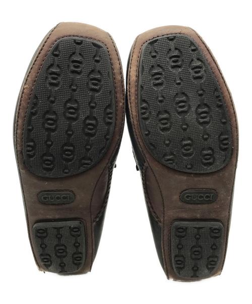 GUCCI（グッチ）GUCCI (グッチ) ビットローファー ブラック サイズ:5Mの古着・服飾アイテム