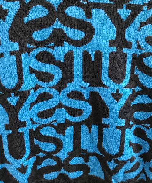 stussy（ステューシー）stussy (ステューシー) ニットベスト ブルー サイズ:Mの古着・服飾アイテム