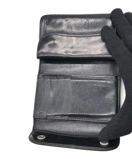 WILDSWANS（ワイルドスワンズ）WILDSWANS (ワイルドスワンズ) 3つ折り財布 ブラックの古着・服飾アイテム