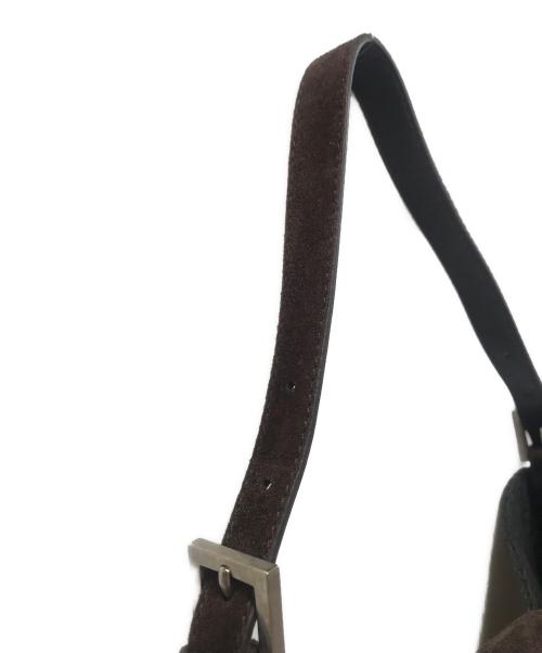 FENDI（フェンディ）FENDI (フェンディ) ショルダーバッグ ブラック×ブラウンの古着・服飾アイテム