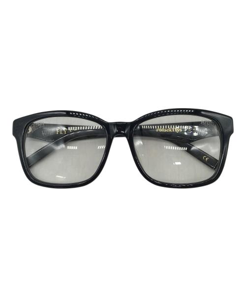 BLACK FLYS（ブラックフライズ）BLACK FLYS (ブラックフライズ) 伊達眼鏡 ブラックの古着・服飾アイテム
