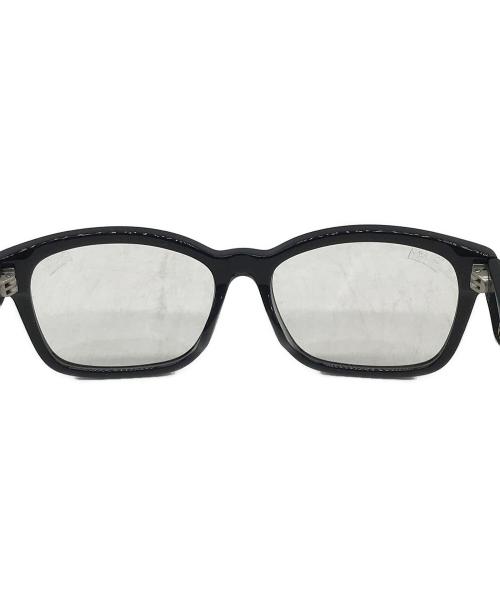 BLACK FLYS（ブラックフライズ）BLACK FLYS (ブラックフライズ) 伊達眼鏡 ブラックの古着・服飾アイテム