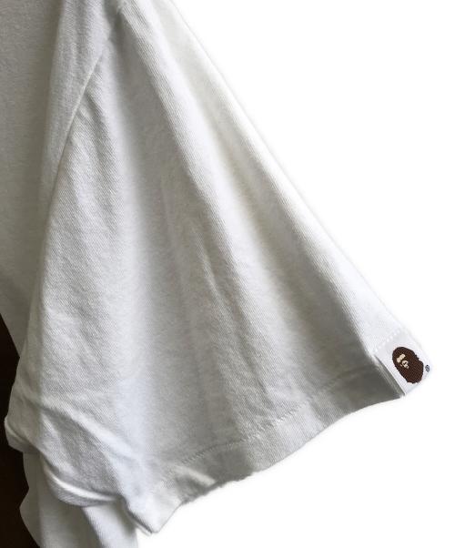 A BATHING APE（ア ベイシング エイプ）A BATHING APE (ア ベイシング エイプ) 半袖カットソー ホワイト サイズ:Mの古着・服飾アイテム