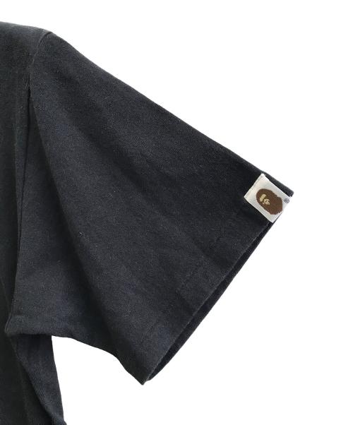 A BATHING APE（ア ベイシング エイプ）A BATHING APE (ア ベイシング エイプ) 半袖カットソー ブラック サイズ:Mの古着・服飾アイテム
