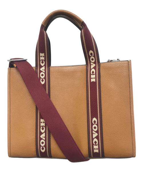 COACH（コーチ）COACH (コーチ) 2WAYショルダーバッグ ブラウンの古着・服飾アイテム