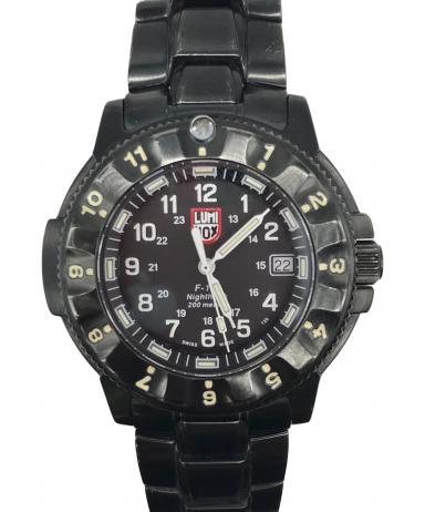 【中古】LUMINOX スイス製 ブラック腕時計 中古・古着通販】LUMINOX (ルミノックス) 腕時計 ブラック｜ブランド