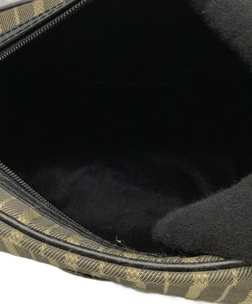 HUNTING WORLD（ハンティングワールド）HUNTING WORLD (ハンティングワールド) セカンドバッグ オリーブ×ゴールド×ブラックの古着・服飾アイテム