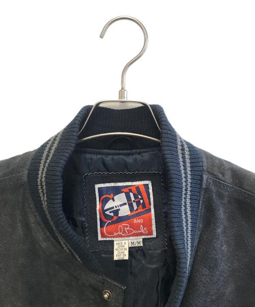 G-Ⅲ and Carl Banks（ジースリー アンド カール バンクス）G-Ⅲ AND CARL BANKS (ジースリー アンド カール バンクス) レザーブルゾン ブラック サイズ:Mの古着・服飾アイテム