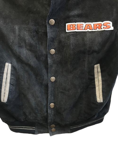 G-Ⅲ and Carl Banks（ジースリー アンド カール バンクス）G-Ⅲ AND CARL BANKS (ジースリー アンド カール バンクス) レザーブルゾン ブラック サイズ:Mの古着・服飾アイテム