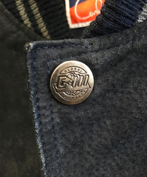 G-Ⅲ and Carl Banks（ジースリー アンド カール バンクス）G-Ⅲ AND CARL BANKS (ジースリー アンド カール バンクス) レザーブルゾン ブラック サイズ:Mの古着・服飾アイテム