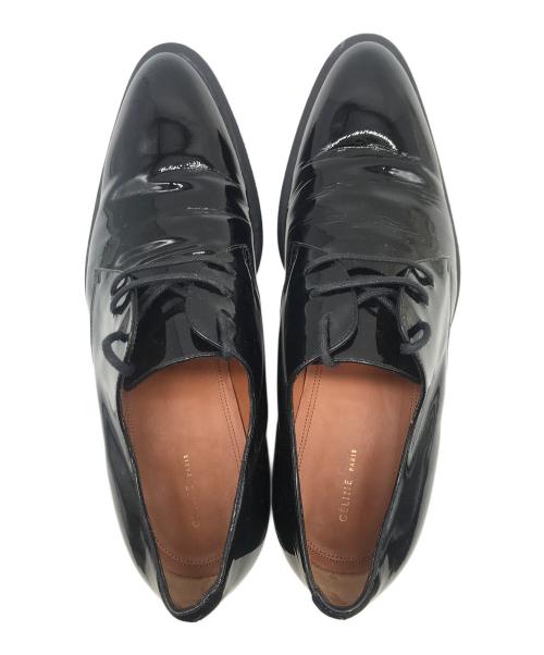 CELINE（セリーヌ）CELINE (セリーヌ) プレーントゥシューズ ブラック サイズ:37 1/2の古着・服飾アイテム