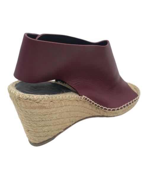 CELINE（セリーヌ）CELINE (セリーヌ) ウェッジソールサンダル ベージュ×ブラウン サイズ:36の古着・服飾アイテム