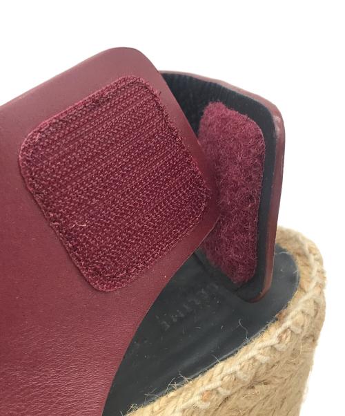 CELINE（セリーヌ）CELINE (セリーヌ) ウェッジソールサンダル ベージュ×ブラウン サイズ:36の古着・服飾アイテム