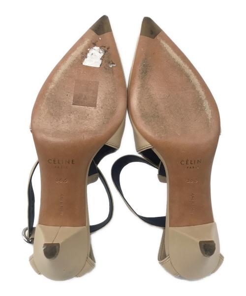 CELINE（セリーヌ）CELINE (セリーヌ) レザーサンダル ベージュ サイズ:36.5の古着・服飾アイテム