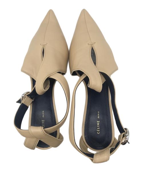 CELINE（セリーヌ）CELINE (セリーヌ) レザーサンダル ベージュ サイズ:36.5の古着・服飾アイテム