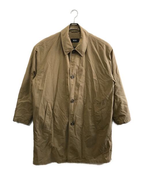 HUGO BOSS（ヒューゴ ボス）HUGO BOSS (ヒューゴ ボス) ステンカラーコート ベージュ サイズ:Mの古着・服飾アイテム