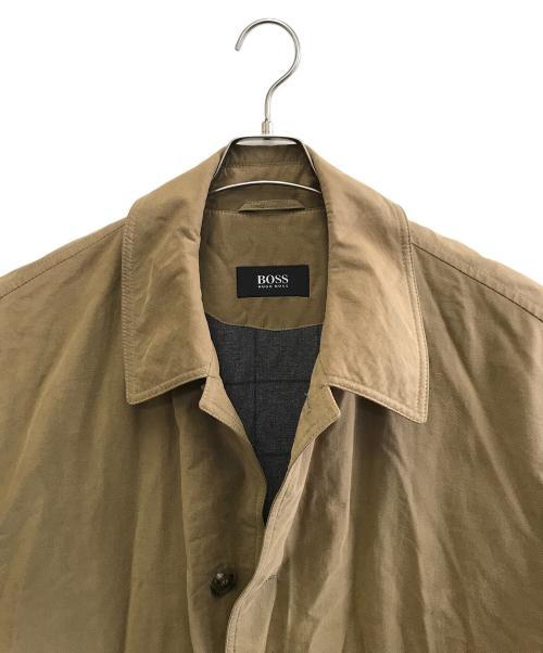 HUGO BOSS（ヒューゴ ボス）HUGO BOSS (ヒューゴ ボス) ステンカラーコート ベージュ サイズ:Mの古着・服飾アイテム