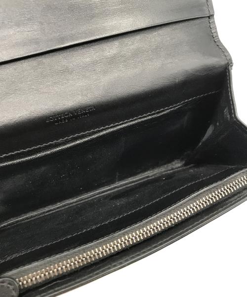 BOTTEGA VENETA（ボッテガベネタ）BOTTEGA VENETA (ボッテガベネタ) 長財布 ブラックの古着・服飾アイテム