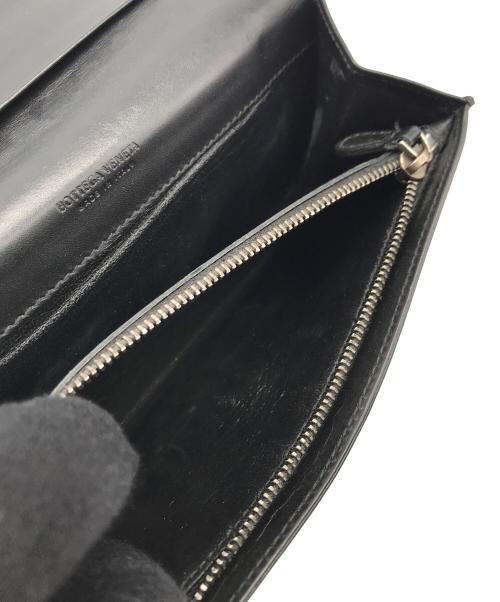 BOTTEGA VENETA（ボッテガベネタ）BOTTEGA VENETA (ボッテガベネタ) 長財布 ブラックの古着・服飾アイテム