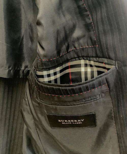 BURBERRY BLACK LABEL（バーバリーブラックレーベル）BURBERRY BLACK LABEL (バーバリーブラックレーベル) セットアップスーツ ブラック サイズ:94-78-175 40Rの古着・服飾アイテム