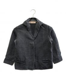 MARNI（マルニ）の古着「シルクジャケット」｜ブラック