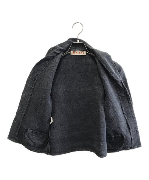 MARNI（マルニ）MARNI (マルニ) シルクジャケット ブラック サイズ:38の古着・服飾アイテム