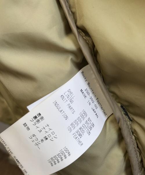 RockyMountainFeatherBed（ロッキーマウンテンフェザーベッド）RockyMountainFeatherBed (ロッキーマウンテンフェザーベッド) GT DOWN JACKET グリーン サイズ:42の古着・服飾アイテム