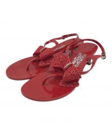 Salvatore Ferragamo（サルヴァトーレ フェラガモ）の古着「ラバーサンダル」｜レッド