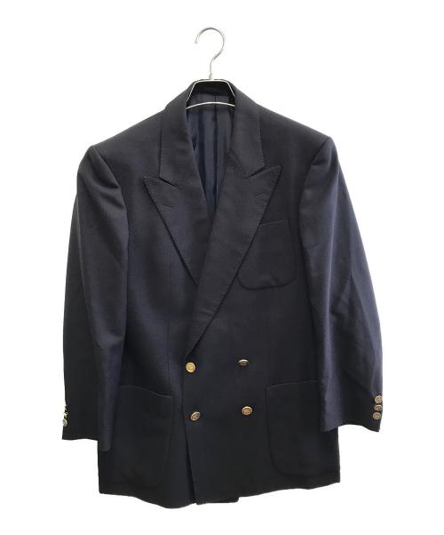 Burberry's（バーバリーズ）Burberry's (バーバリーズ) テーラードジャケット ネイビー サイズ:46の古着・服飾アイテム