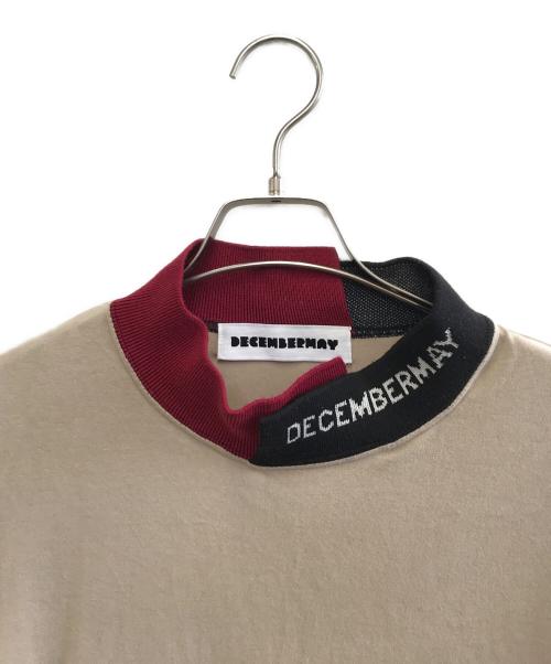 decembermay（ディセンバーメイ）DECEMBERMAY (ディセンバーメイ) 長袖Tシャツ ベージュ サイズ:Mの古着・服飾アイテム