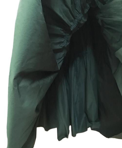 UN3D.（アンスリード）UN3D. (アンスリード) ティアードワンピース グリーン サイズ:34の古着・服飾アイテム