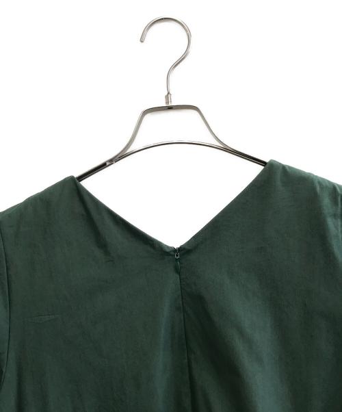 UN3D.（アンスリード）UN3D. (アンスリード) ティアードワンピース グリーン サイズ:34の古着・服飾アイテム