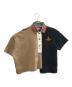 Vivienne Westwood RED LABEL（ヴィヴィアンウエストウッドレッドレーベル）の古着「ポロシャツ」｜ベージュ×ブラック