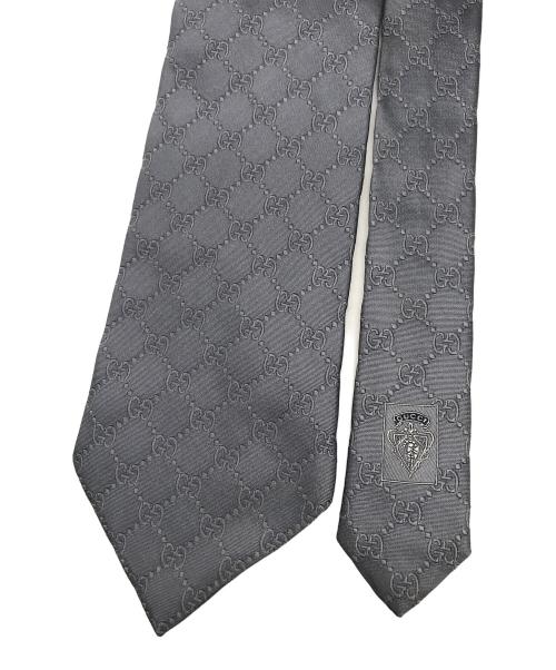 GUCCI（グッチ）GUCCI (グッチ) ネクタイ グレー サイズ:不明の古着・服飾アイテム