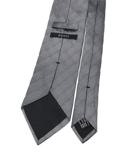 GUCCI（グッチ）GUCCI (グッチ) ネクタイ グレー サイズ:不明の古着・服飾アイテム