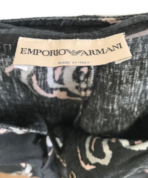 EMPORIO ARMANI（エンポリオアルマーニ）EMPORIO ARMANI (エンポリオアルマーニ) セットアップ ブラック×ピンク サイズ:トップス：46　パンツ：48の古着・服飾アイテム