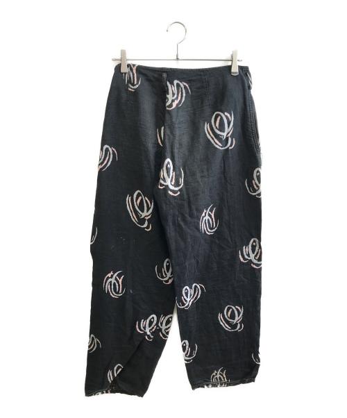 EMPORIO ARMANI（エンポリオアルマーニ）EMPORIO ARMANI (エンポリオアルマーニ) セットアップ ブラック×ピンク サイズ:トップス：46　パンツ：48の古着・服飾アイテム