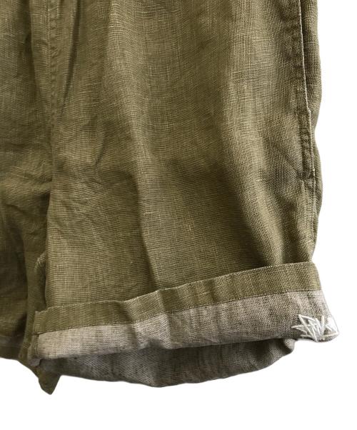 stussy（ステューシー）stussy (ステューシー) ハーフパンツ カーキ サイズ:Mの古着・服飾アイテム