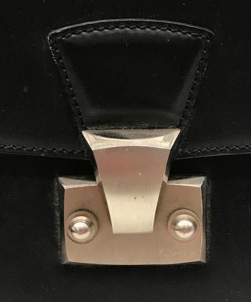 Cartier（カルティエ）Cartier (カルティエ) セカンドバッグ ブラックの古着・服飾アイテム