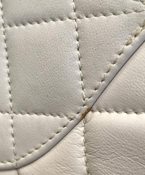 CHANEL（シャネル）CHANEL (シャネル) コンビカラーチェーンショルダーバッグ ホワイトの古着・服飾アイテム