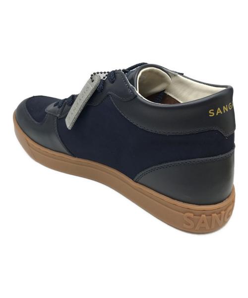 Sangacio（サンガッチョ）SANGACIO (サンガッチョ) ミッドカットスニーカー ネイビー サイズ:28の古着・服飾アイテム