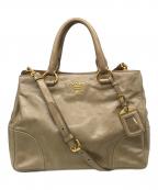 PRADAプラダ）の古着「2WAYバッグ」｜ベージュ