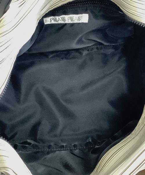 PLEATS PLEASE（プリーツプリーズ）PLEATS PLEASE (プリーツプリーズ) ハンドバッグ グレー×ブラックの古着・服飾アイテム