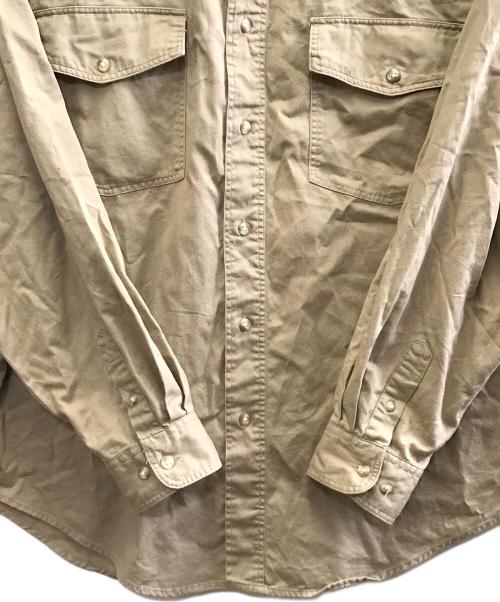 DISNEY（ディズニー）Disney (ディズニー) 長袖シャツ ベージュ サイズ:Lの古着・服飾アイテム