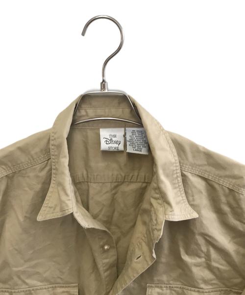 DISNEY（ディズニー）Disney (ディズニー) 長袖シャツ ベージュ サイズ:Lの古着・服飾アイテム