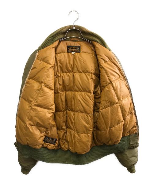 Eddie Bauer（エディーバウアー）Eddie Bauer (エディーバウアー) ダウンジャケット グリーン サイズ:Lの古着・服飾アイテム