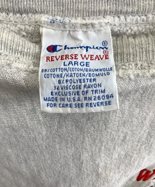 Champion REVERSE WEAVE（チャンピオン リバース ウィーブ）Champion REVERSE WEAVE (チャンピオン リバース ウィーブ) スウェット グレー サイズ:Lの古着・服飾アイテム