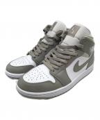 NIKEナイキ）の古着「ハイカットスニーカー」｜ホワイト×グレー