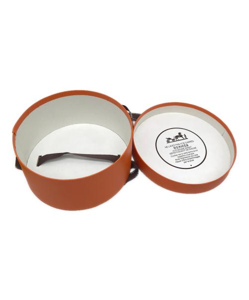 HERMES（エルメス）HERMES (エルメス) プリーツスカーフ オレンジの古着・服飾アイテム