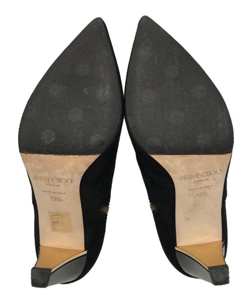 JIMMY CHOO（ジミーチュウ）JIMMY CHOO (ジミーチュウ) ショートブーツ ブラック サイズ:37 1/2の古着・服飾アイテム